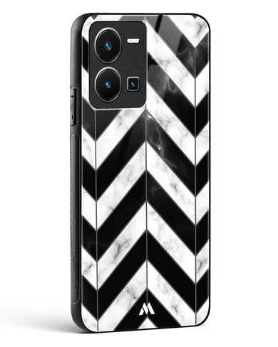 Warrior Stripe Marble Glass Case Phone Cover-(Vivo)