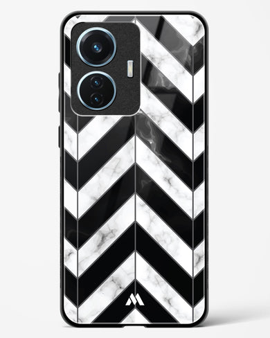 Warrior Stripe Marble Glass Case Phone Cover (Vivo)