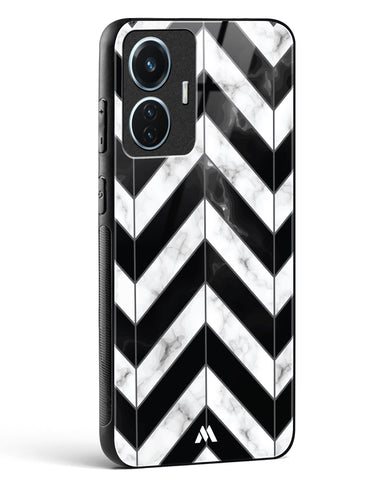 Warrior Stripe Marble Glass Case Phone Cover (Vivo)