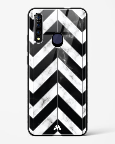 Warrior Stripe Marble Glass Case Phone Cover-(Vivo)