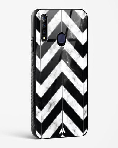 Warrior Stripe Marble Glass Case Phone Cover (Vivo)