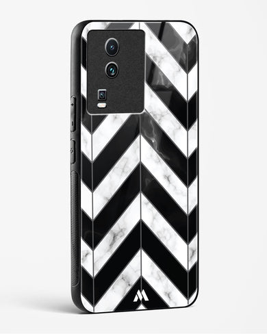 Warrior Stripe Marble Glass Case Phone Cover-(Vivo)