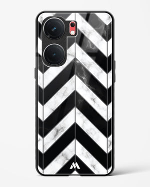 Warrior Stripe Marble Glass Case Phone Cover (Vivo)