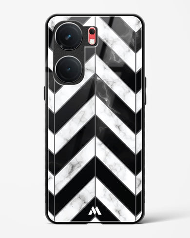 Warrior Stripe Marble Glass Case Phone Cover (Vivo)