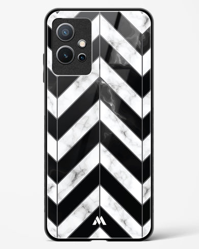 Warrior Stripe Marble Glass Case Phone Cover-(Vivo)