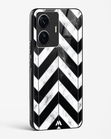 Warrior Stripe Marble Glass Case Phone Cover (Vivo)