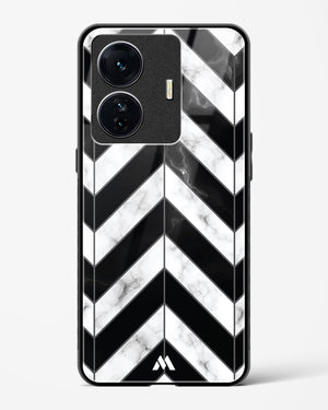 Warrior Stripe Marble Glass Case Phone Cover-(Vivo)