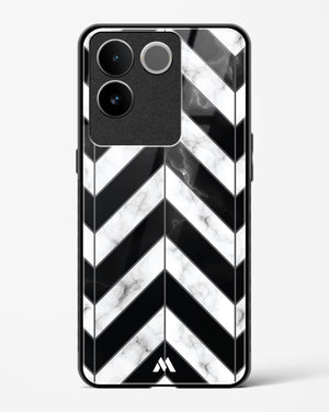 Warrior Stripe Marble Glass Case Phone Cover (Vivo)