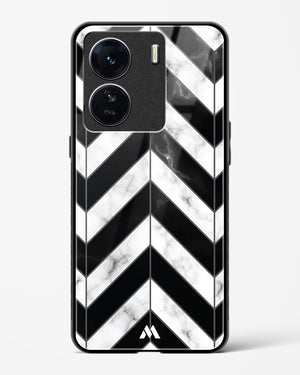 Warrior Stripe Marble Glass Case Phone Cover-(Vivo)