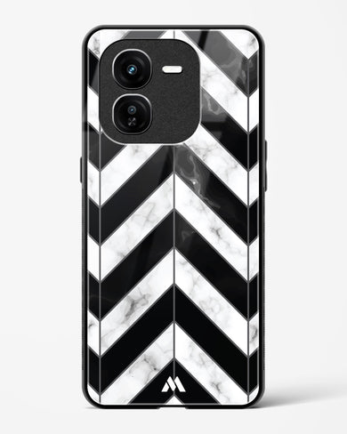 Warrior Stripe Marble Glass Case Phone Cover (Vivo)