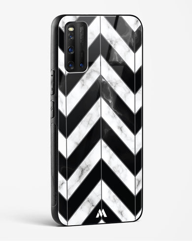 Warrior Stripe Marble Glass Case Phone Cover (Vivo)