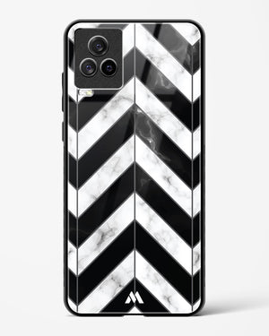 Warrior Stripe Marble Glass Case Phone Cover-(Vivo)