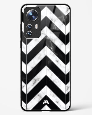 Warrior Stripe Marble Glass Case Phone Cover-(Xiaomi)