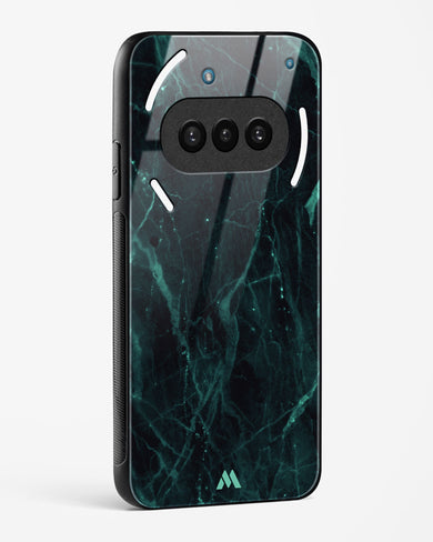 Creative Harmony Marble Glass Case Phone Cover (Nothing)