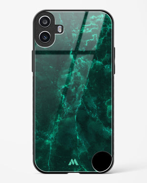 Olive Riddle Marble Glass Case Phone Cover (Nothing)