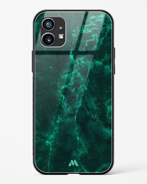 Olive Riddle Marble Glass Case Phone Cover (Nothing)