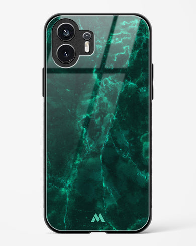 Olive Riddle Marble Glass Case Phone Cover (Nothing)