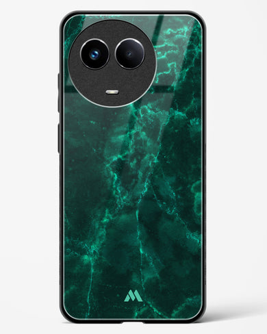 Olive Riddle Marble Glass Case Phone Cover (Realme)