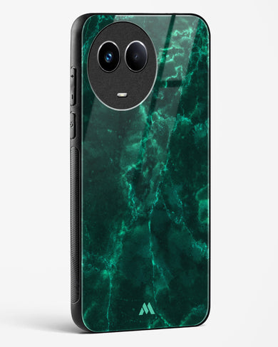 Olive Riddle Marble Glass Case Phone Cover (Realme)