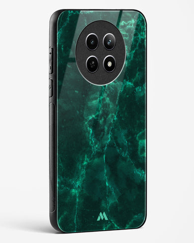 Olive Riddle Marble Glass Case Phone Cover (Realme)