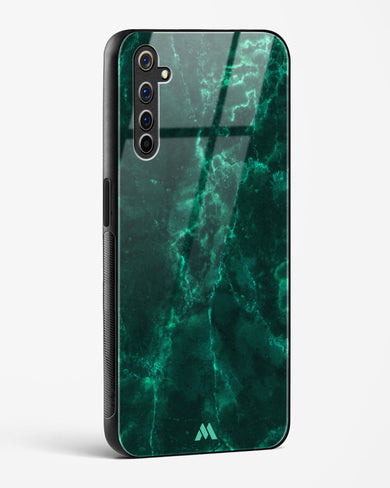 Olive Riddle Marble Glass Case Phone Cover (Realme)