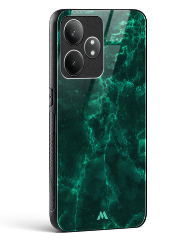 Olive Riddle Marble Glass Case Phone Cover (Realme)