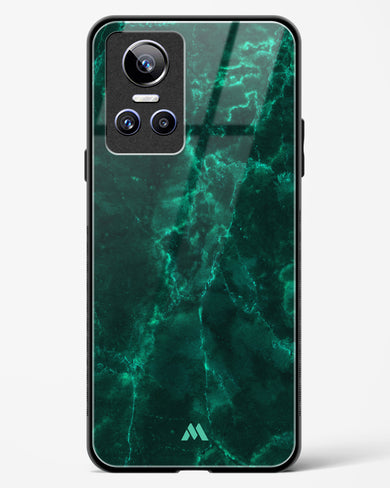 Olive Riddle Marble Glass Case Phone Cover (Realme)