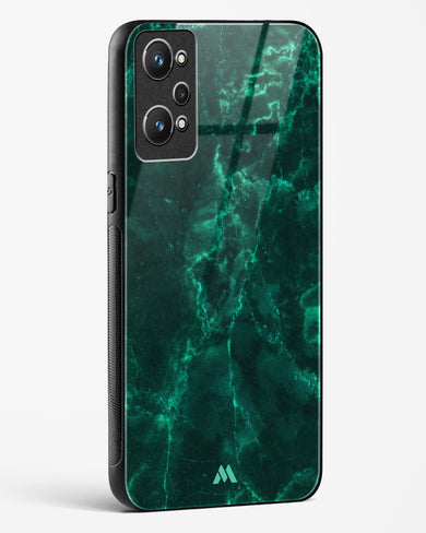 Olive Riddle Marble Glass Case Phone Cover (Realme)