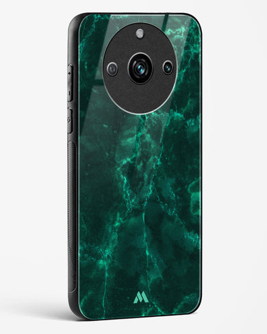 Olive Riddle Marble Glass Case Phone Cover (Realme)