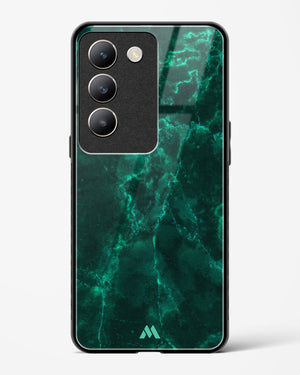 Olive Riddle Marble Glass Case Phone Cover (Vivo)
