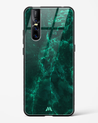 Olive Riddle Marble Glass Case Phone Cover (Vivo)