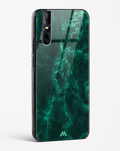 Olive Riddle Marble Glass Case Phone Cover (Vivo)