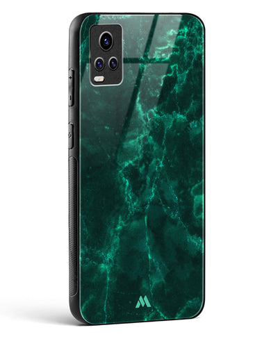 Olive Riddle Marble Glass Case Phone Cover (Vivo)