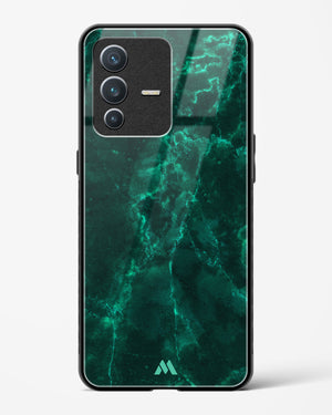 Olive Riddle Marble Glass Case Phone Cover (Vivo)