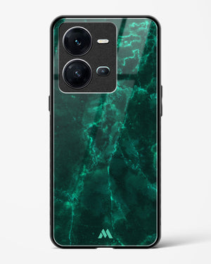 Olive Riddle Marble Glass Case Phone Cover (Vivo)