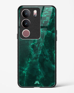 Olive Riddle Marble Glass Case Phone Cover (Vivo)