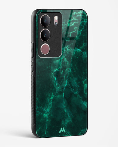 Olive Riddle Marble Glass Case Phone Cover (Vivo)