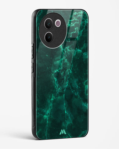 Olive Riddle Marble Glass Case Phone Cover (Vivo)