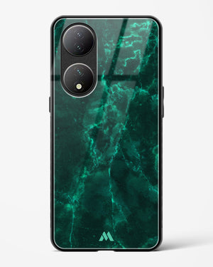 Olive Riddle Marble Glass Case Phone Cover (Vivo)