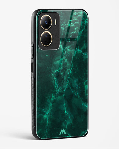 Olive Riddle Marble Glass Case Phone Cover-(Vivo)