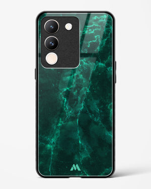 Olive Riddle Marble Glass Case Phone Cover (Vivo)