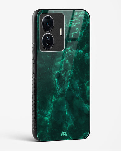 Olive Riddle Marble Glass Case Phone Cover (Vivo)