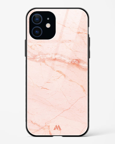 Rose Quartz on Marble Glass Case Phone Cover (Apple)