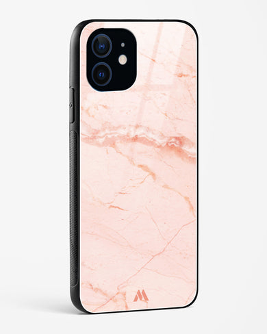 Rose Quartz on Marble Glass Case Phone Cover (Apple)