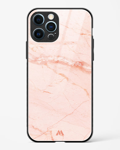 Rose Quartz on Marble Glass Case Phone Cover (Apple)