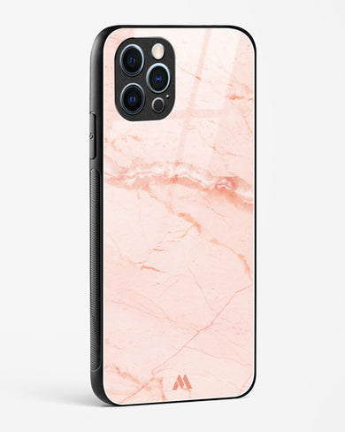 Rose Quartz on Marble Glass Case Phone Cover (Apple)