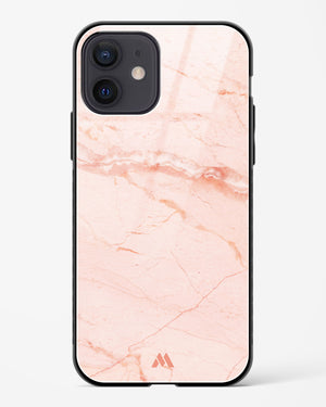 Rose Quartz on Marble Glass Case Phone Cover (Apple)