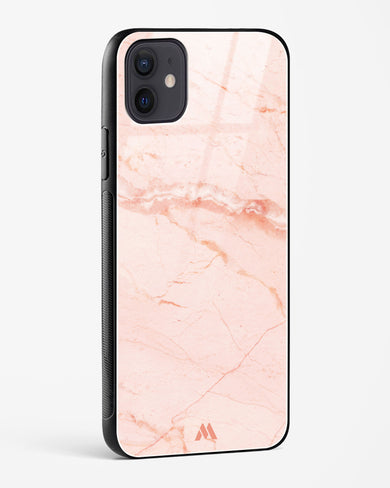 Rose Quartz on Marble Glass Case Phone Cover (Apple)