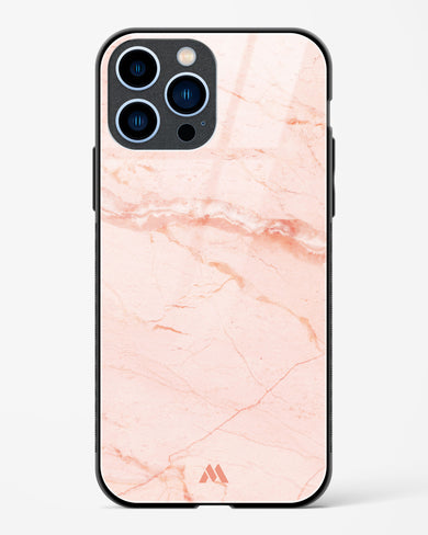 Rose Quartz on Marble Glass Case Phone Cover (Apple)