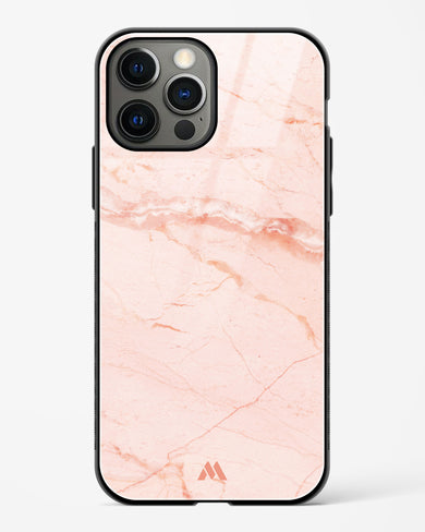 Rose Quartz on Marble Glass Case Phone Cover (Apple)